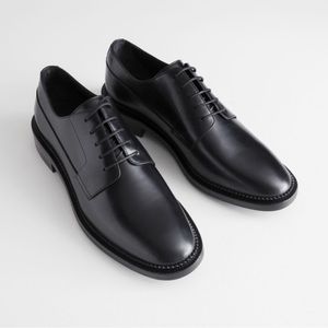 & Other Stories black patent leather oxfords / loafers